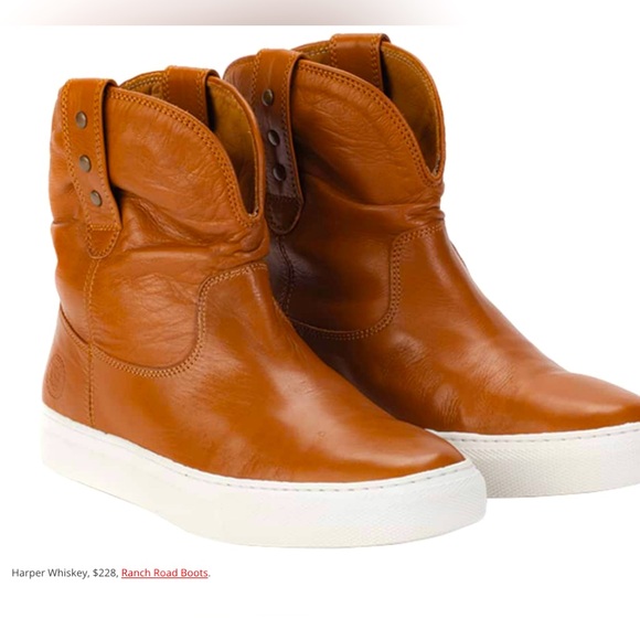 Ranch Road Boots Harper | Whiskey Leather Sneaker Boots | Size 10 - Picture 1 of 9